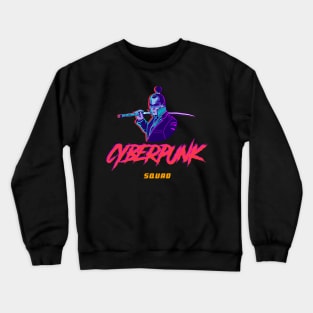 Cyberpunk Samurai Future Is Here 2077 Crewneck Sweatshirt